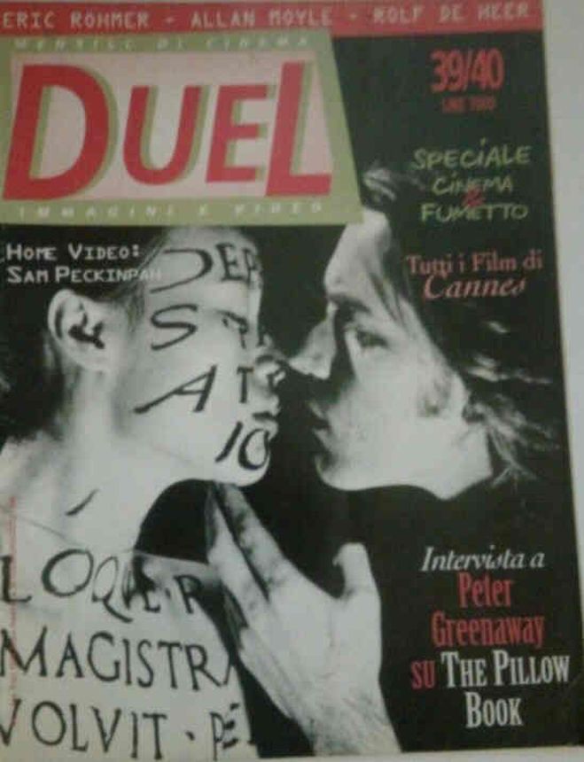 DUEL magazine side cover Issue 39-40  July/August 1996