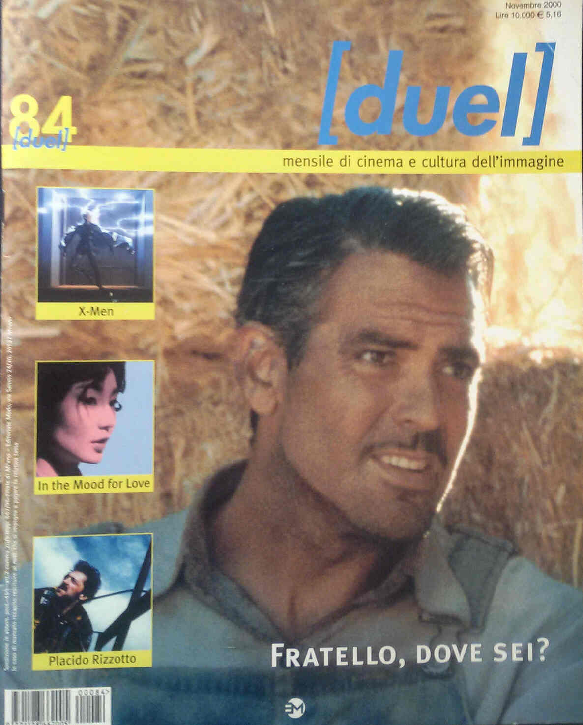 DUEL magazine side cover Issue 84 November 2000