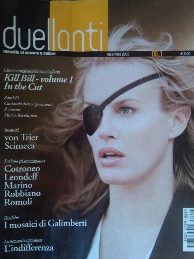 DUELLANTI magazine side cover Issue 1  December 2003