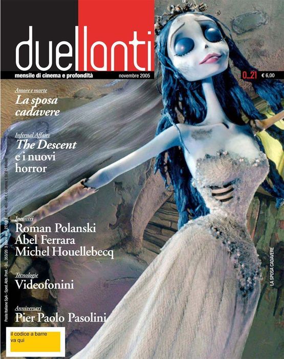 DUELLANTI magazine side cover Issue 21 November 2005