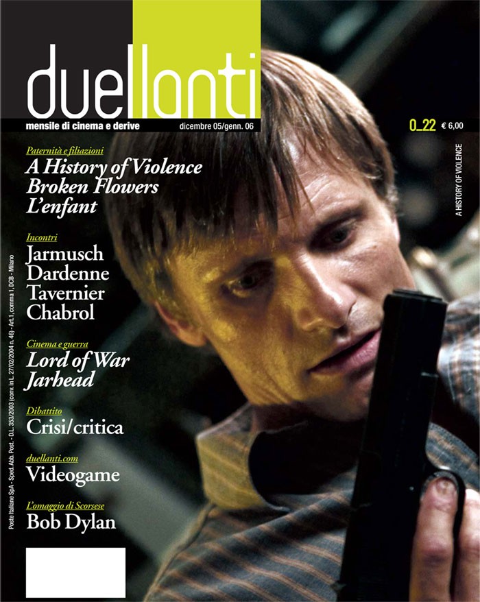 DUELLANTI magazine side cover Issue 22 Dec'05/January 2006