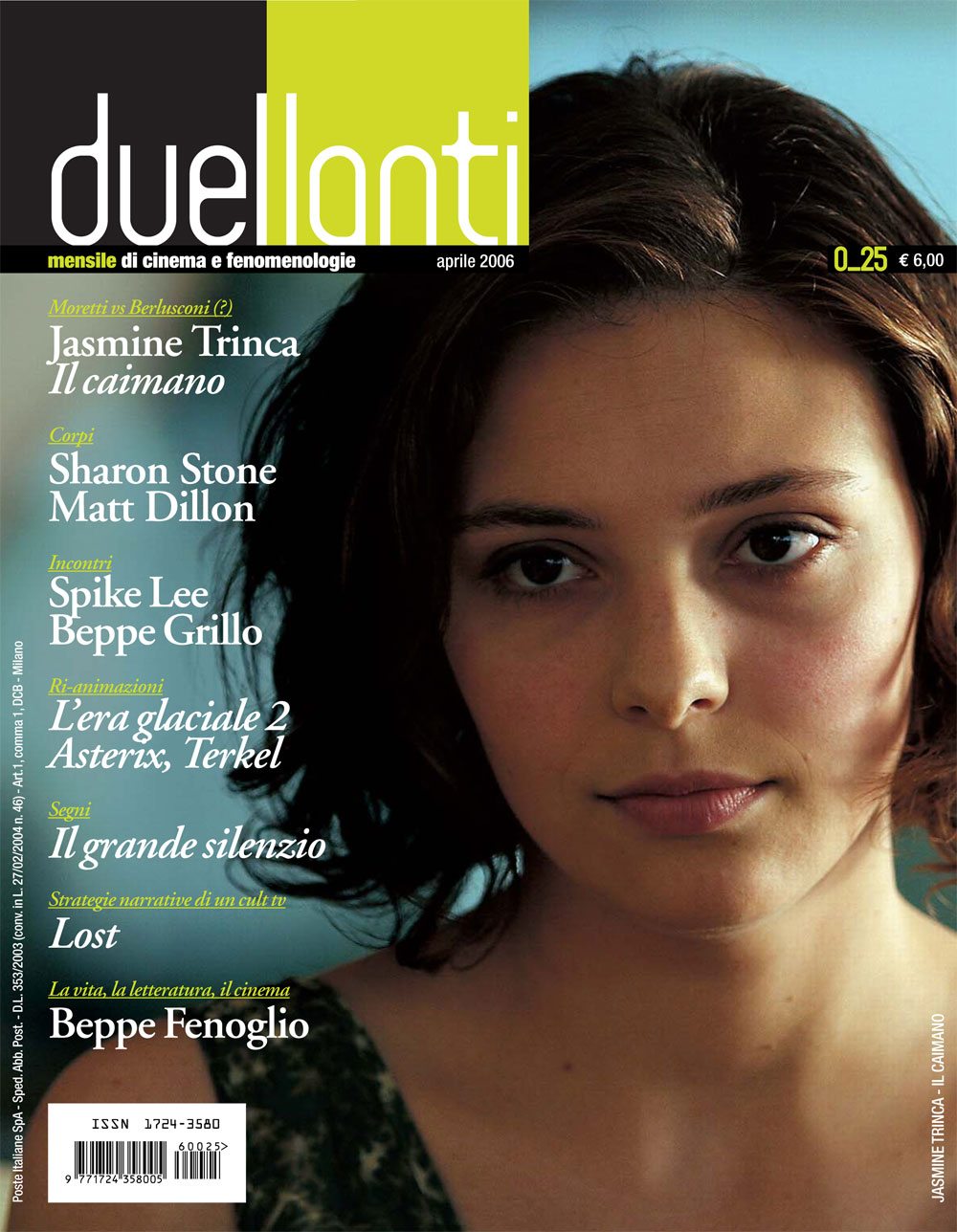 DUELLANTI magazine side cover Issue 25 April 2006