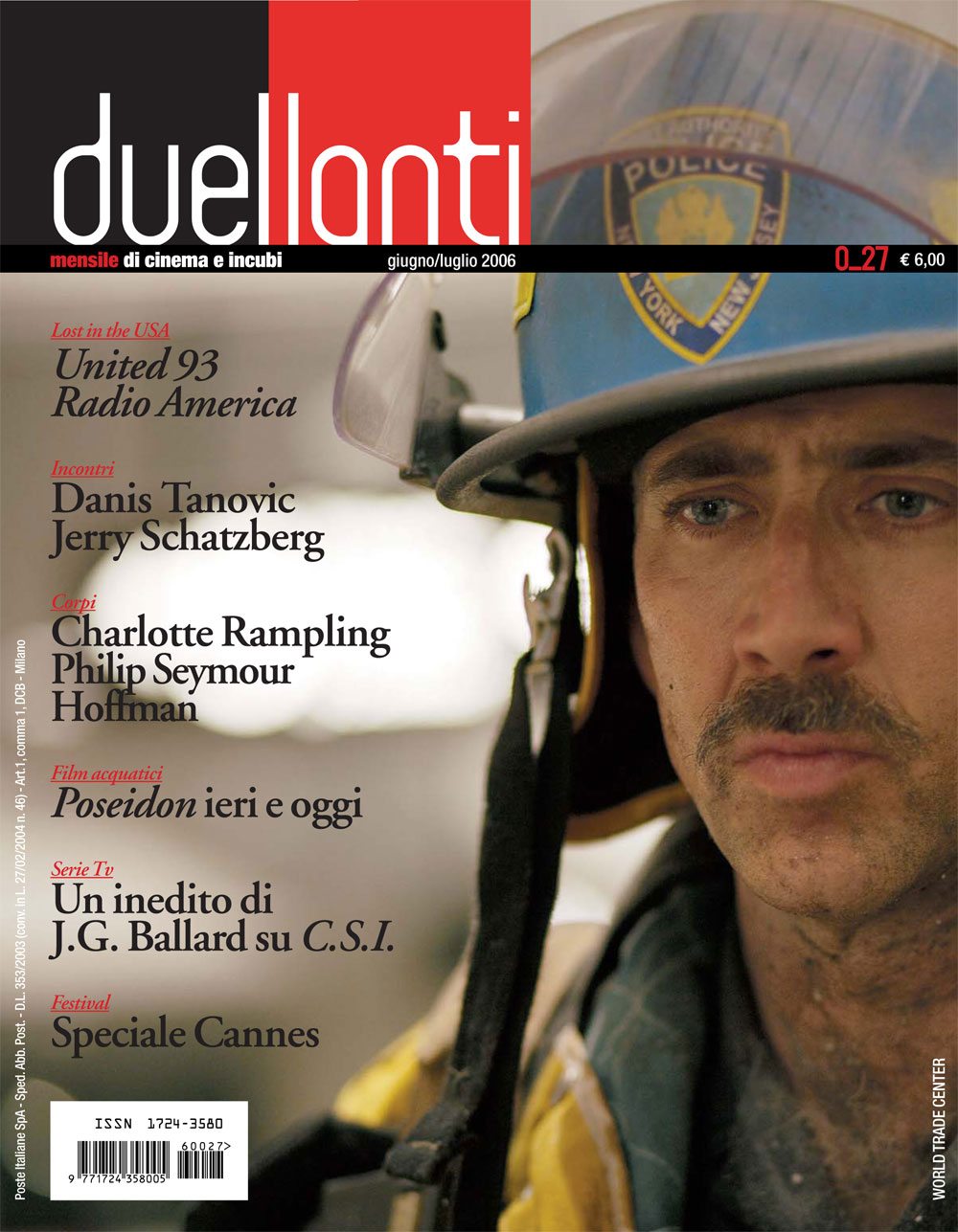DUELLANTI magazine side cover Issue 27 June/July 2006