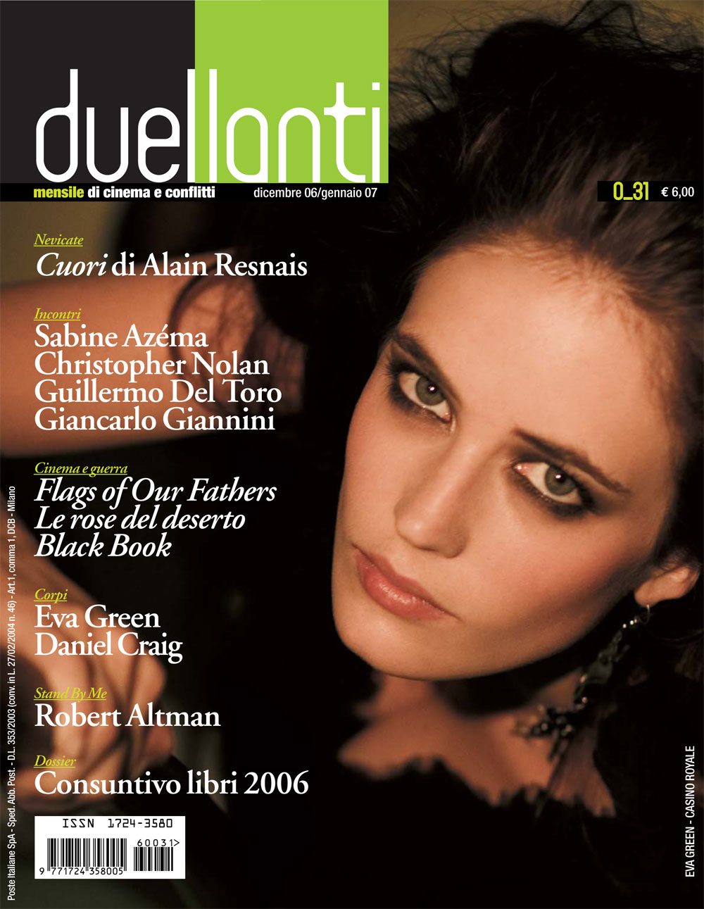 DUELLANTI magazine side cover Issue 31 December 2006