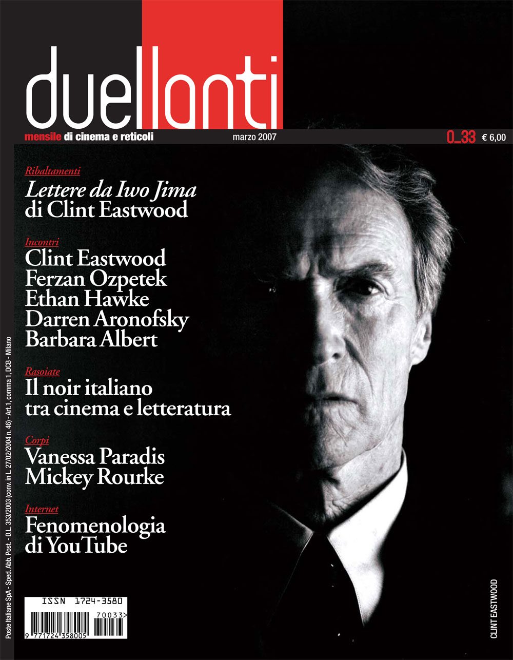DUELLANTI magazine side cover Issue 33 March 2007