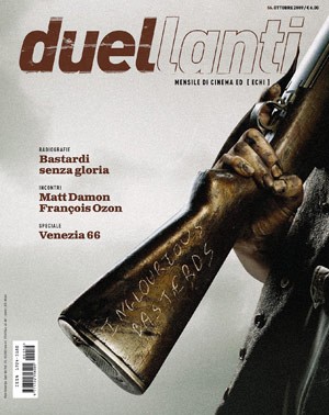 DUELLANTI magazine side cover Issue 56 October 2009