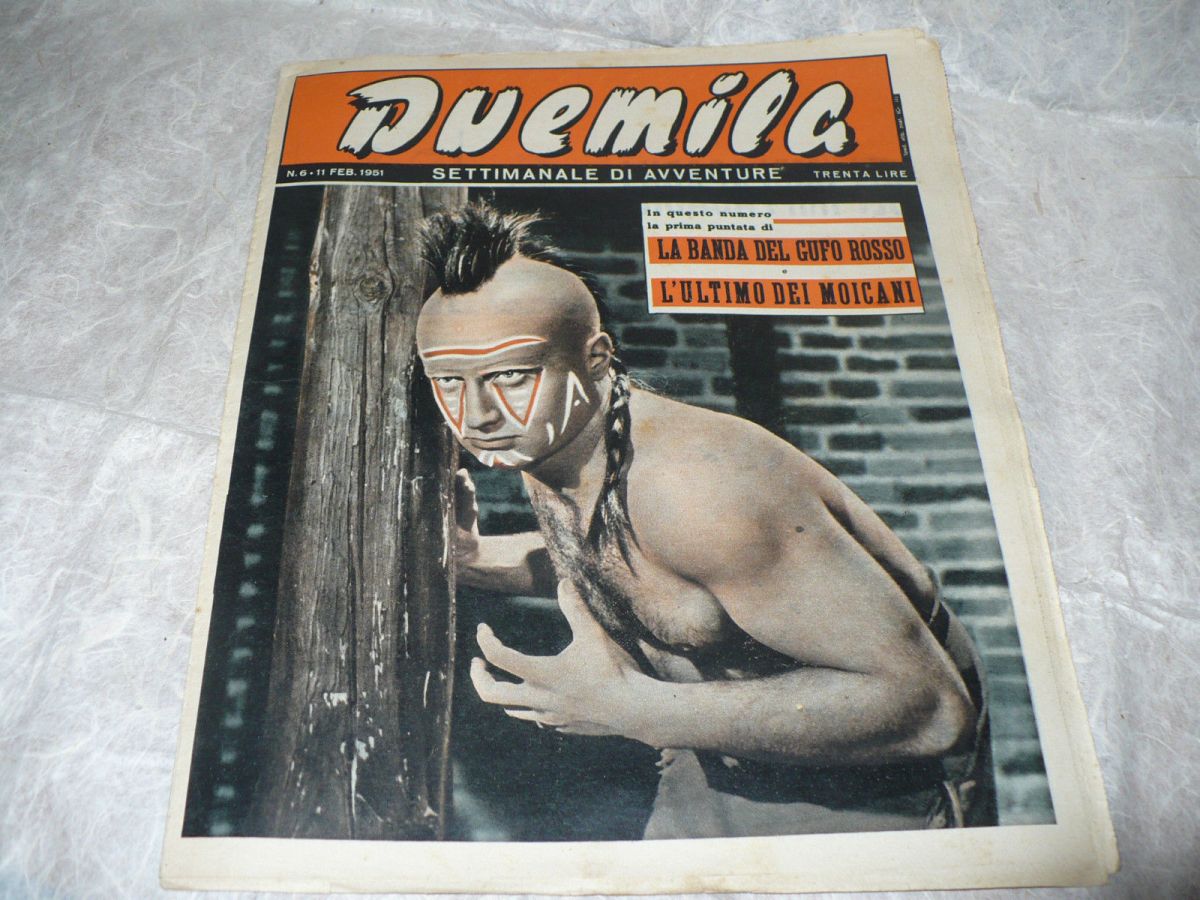 DUEMILA magazine side cover Issue 6 11 February 1951