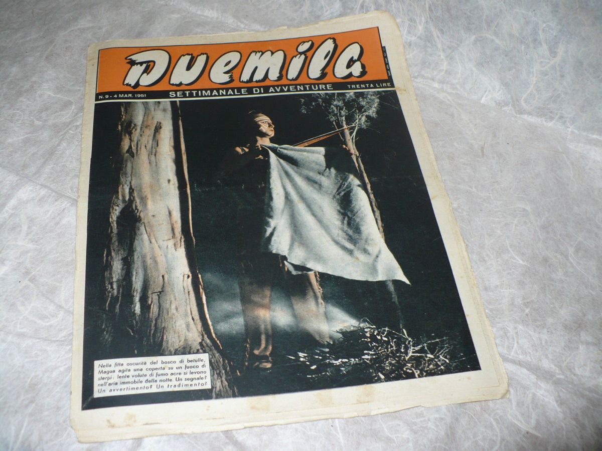 DUEMILA magazine side cover Issue 9 4 March 1951