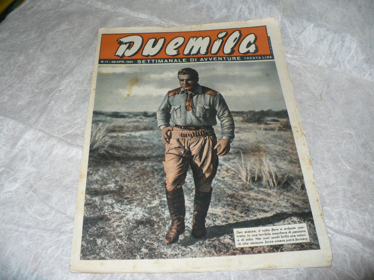DUEMILA magazine side cover Issue 17 29 April 1951