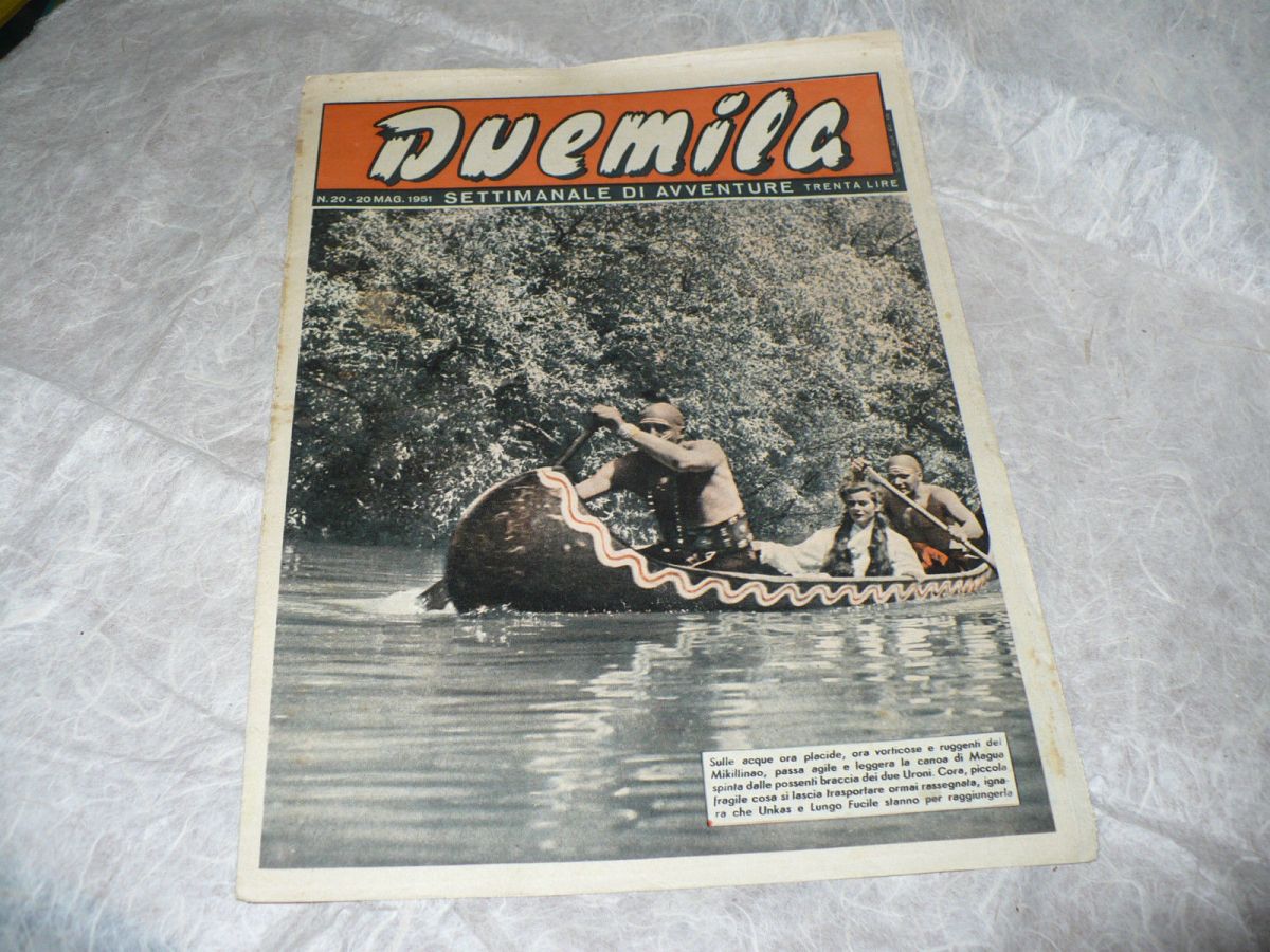 DUEMILA magazine side cover Issue 20 20 May 1951