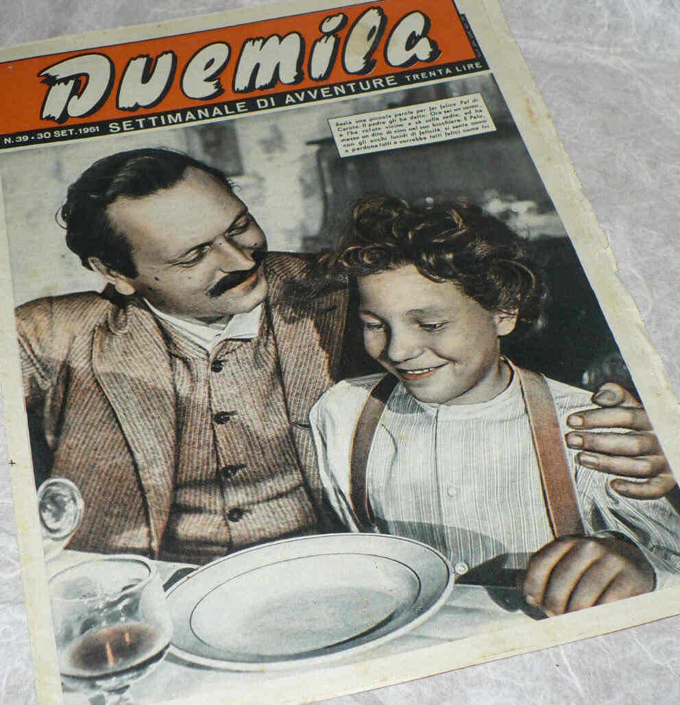 DUEMILA magazine side cover Issue 39 30 September 1951