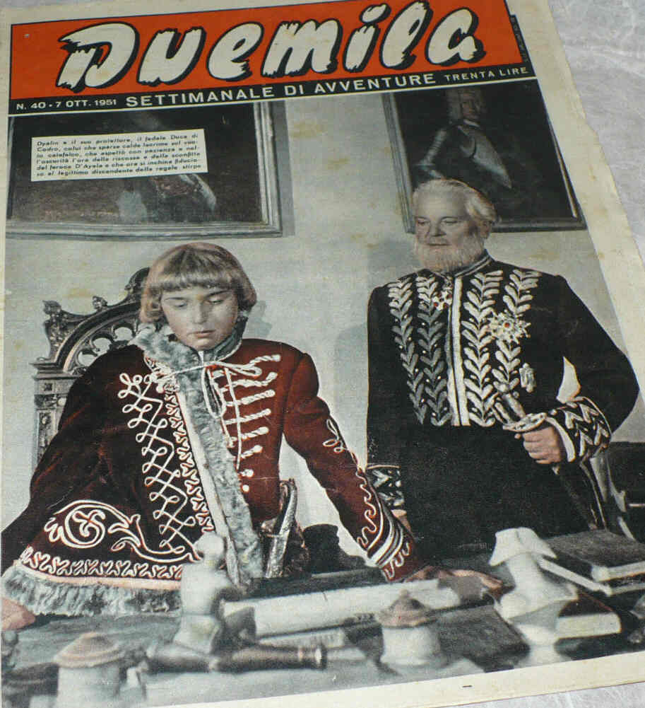 DUEMILA magazine side cover Issue 40 7 October 1951