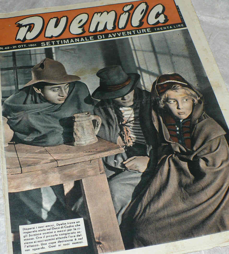 DUEMILA magazine side cover Issue 42 21 October 1951
