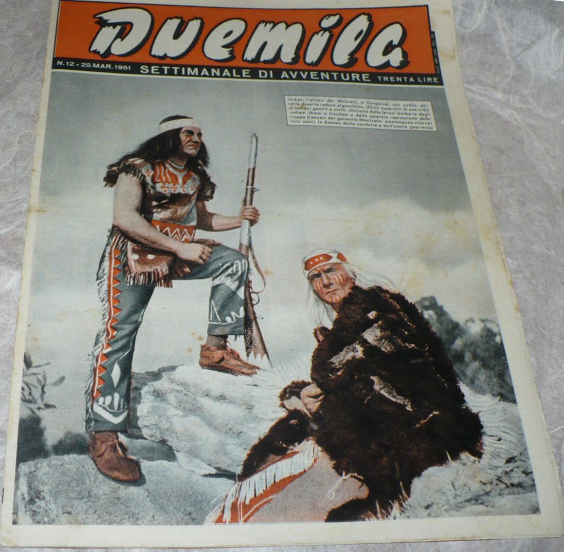 DUEMILA magazine side cover Issue 12 25 March 1951