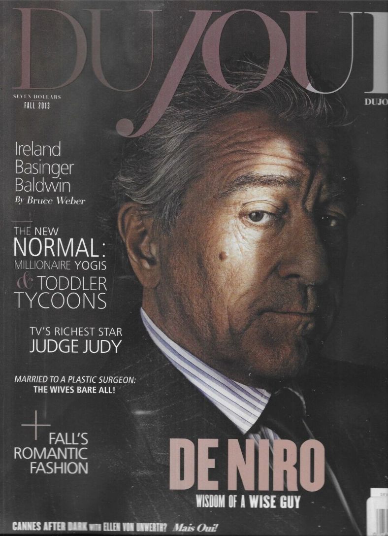 DUJOUR magazine side cover Fall 2013