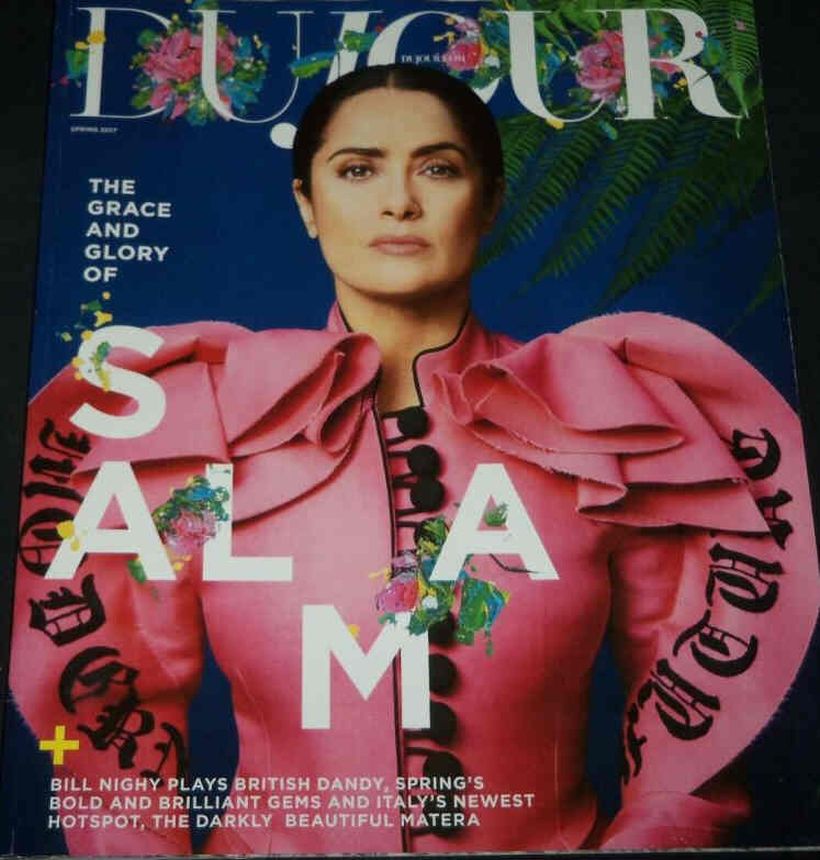 DUJOUR magazine side cover Spring 2017