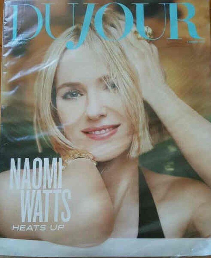 DUJOUR magazine side cover Summer 2019