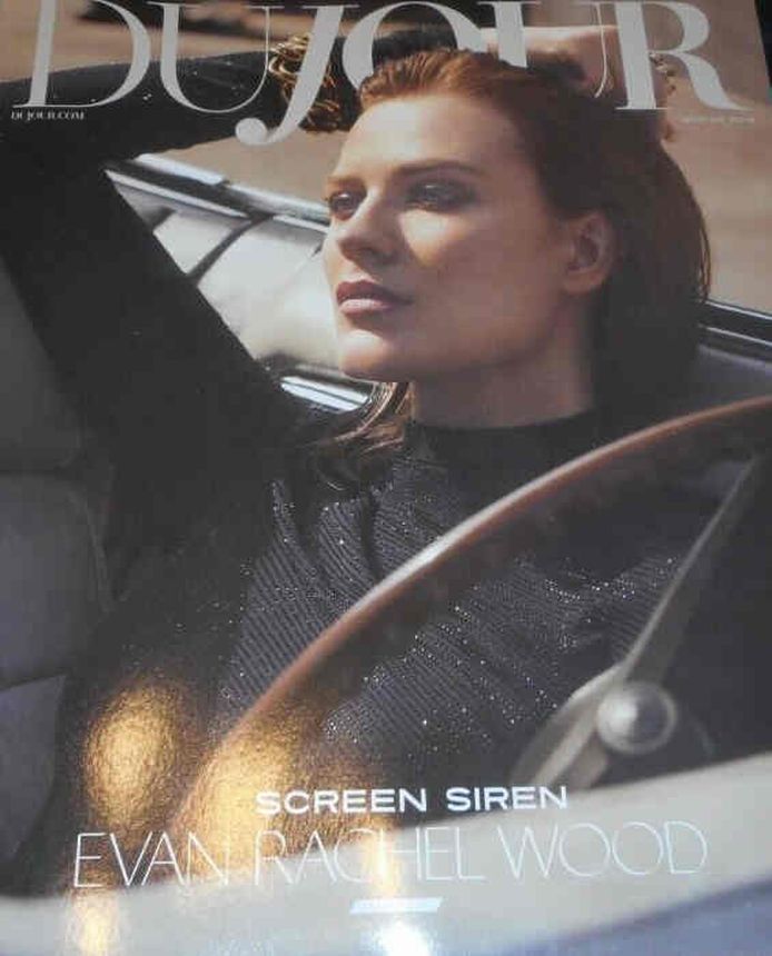 DUJOUR magazine side cover Winter 2019