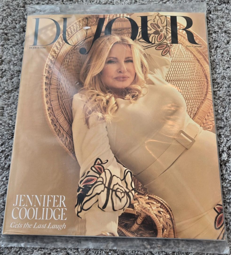 DUJOUR magazine side cover Fall 2022
