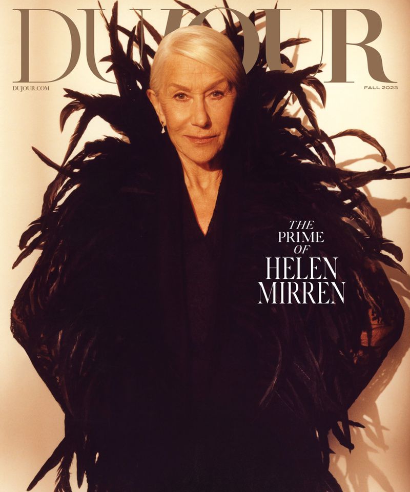 DUJOUR magazine side cover Fall 2023