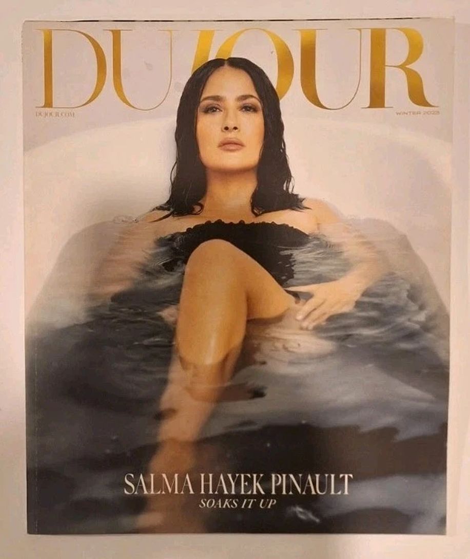 DUJOUR magazine side cover Winter 2023
