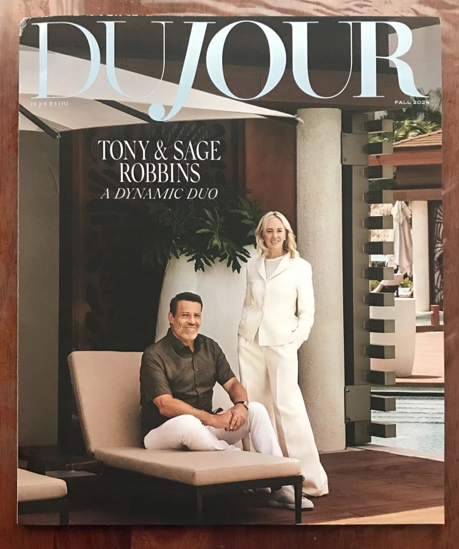 DUJOUR magazine side cover Fall 2024