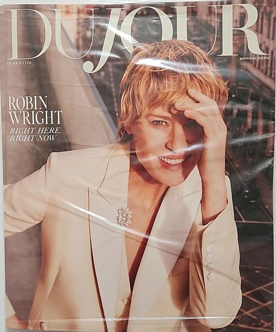 DUJOUR magazine side cover Spring 2024