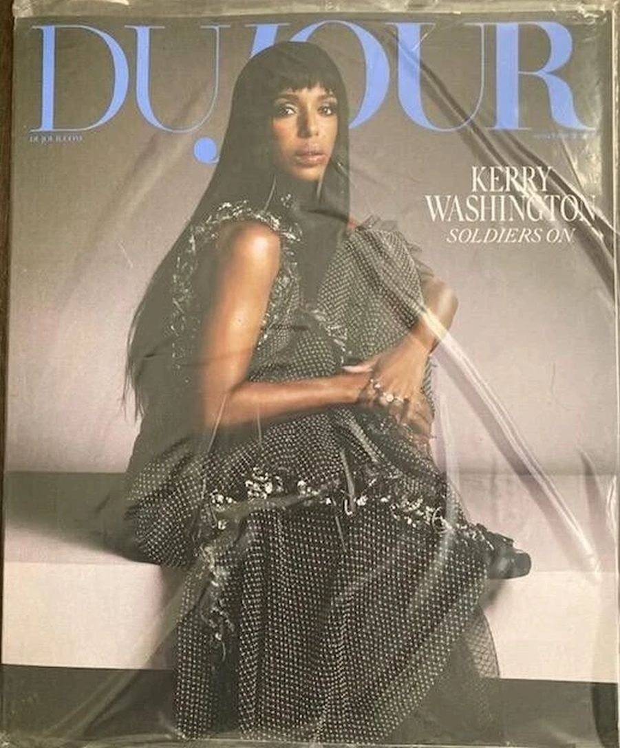 DUJOUR magazine side cover Winter 2025