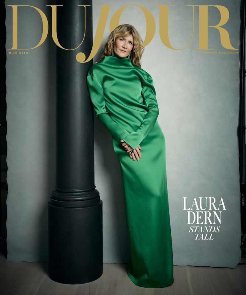 DUJOUR magazine side cover  January 2026