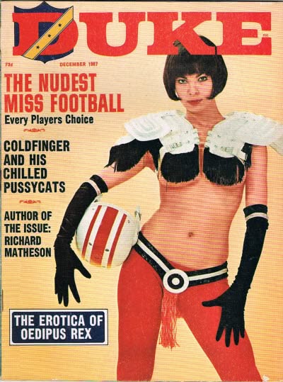DUKE magazine side cover  December 1967