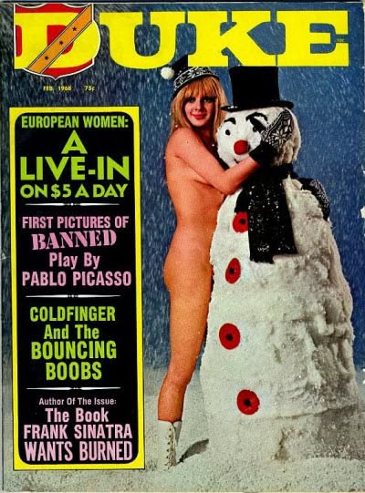 DUKE magazine side cover  February 1968