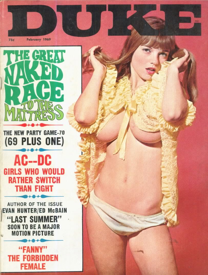 DUKE magazine side cover  February 1969