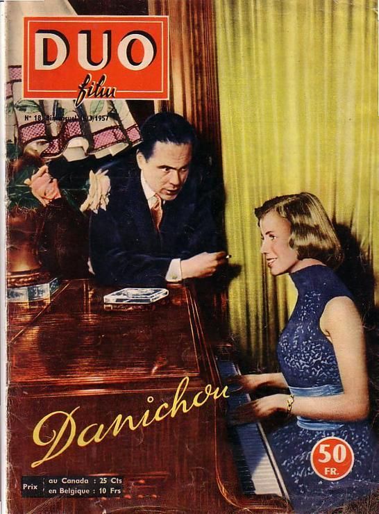DUO FILM magazine side cover Issue 18 5 March 1957