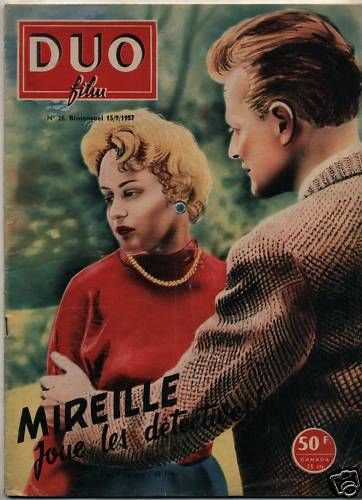 DUO FILM magazine side cover Issue 26 15 September 1957