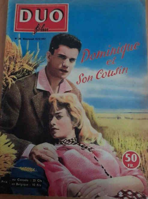 DUO FILM magazine side cover Issue 20 15 April 1957