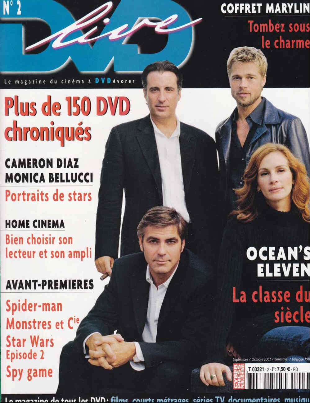 DVD LIVE magazine side cover Issue 2 September/October 2002