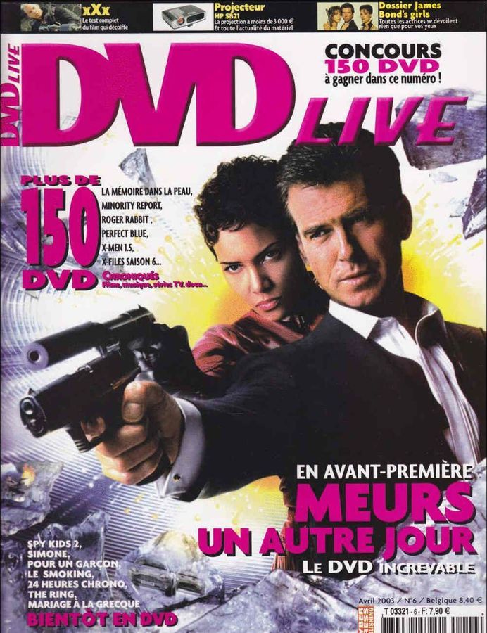 DVD LIVE magazine side cover Issue 6 April 2003