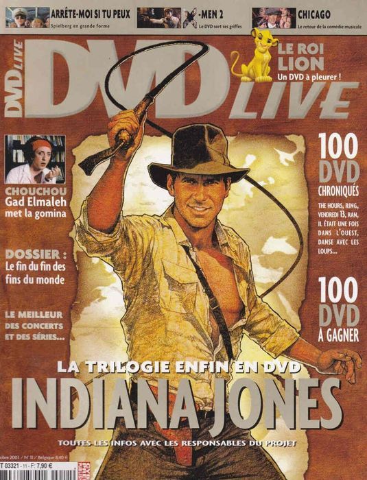 DVD LIVE magazine side cover Issue 11 October 2003