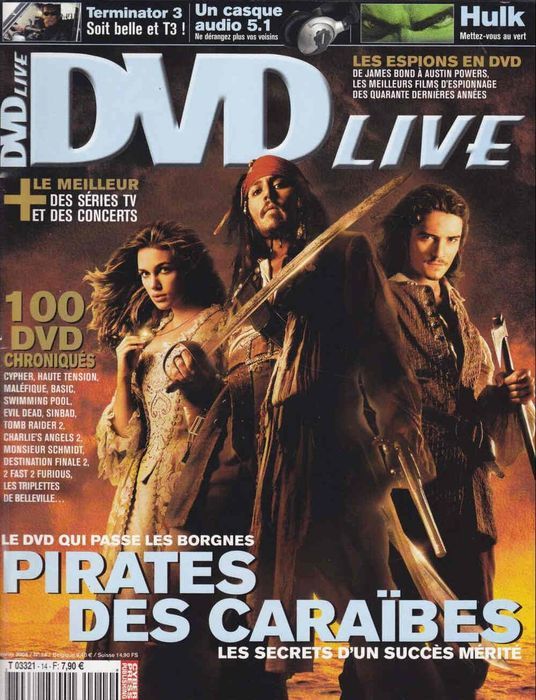 DVD LIVE magazine side cover Issue 14 February 2004