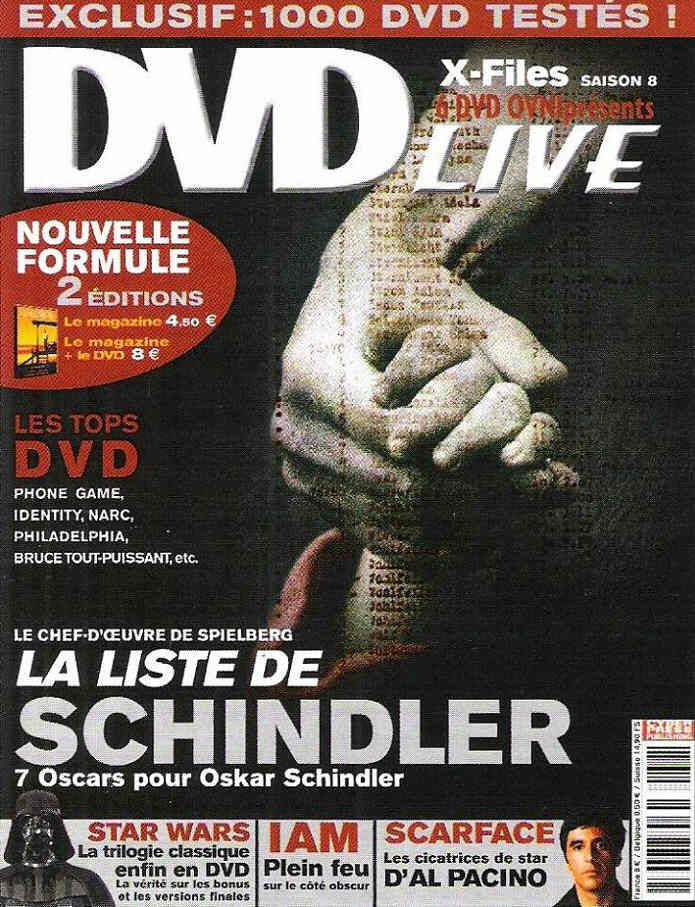 DVD LIVE magazine side cover Issue 15 March 2004