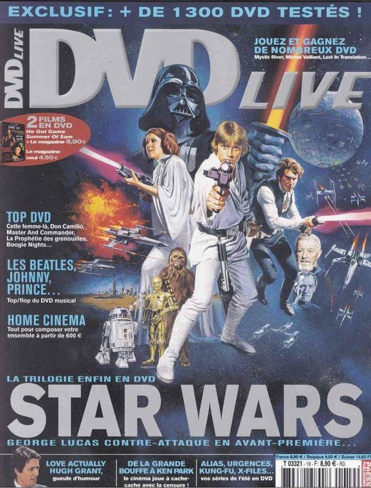 DVD LIVE magazine side cover Issue 19 July/August 2004