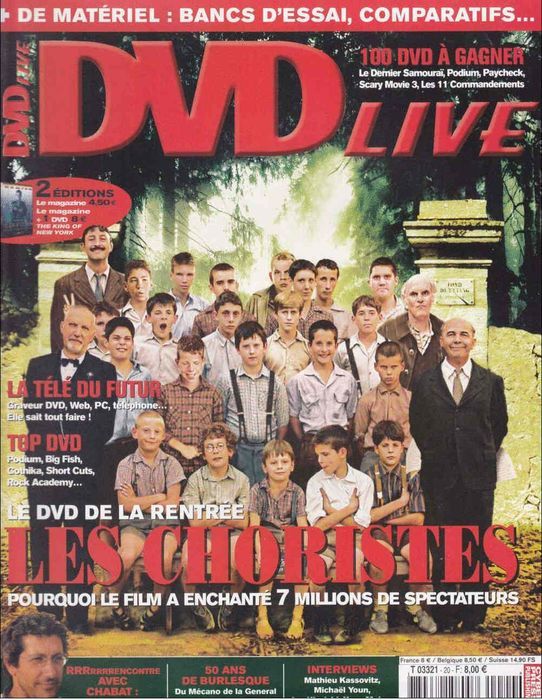 DVD LIVE magazine side cover Issue 20 September 2004