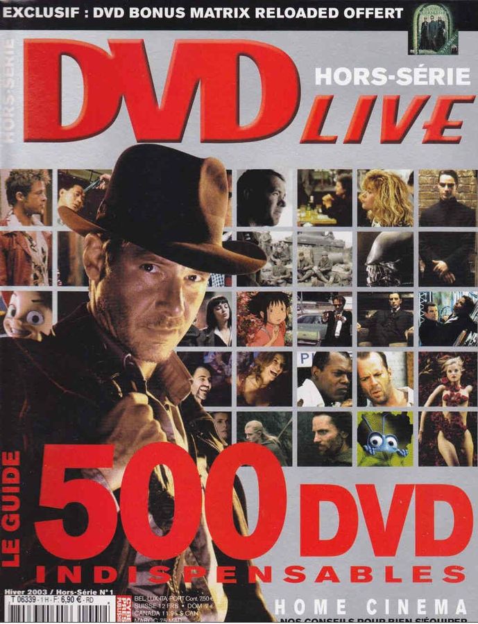 DVD LIVE magazine side cover  Special # 1  2003