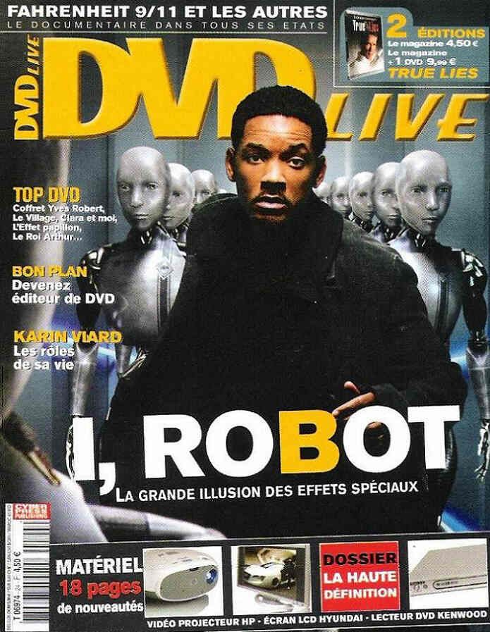 DVD LIVE magazine side cover Issue 24 February 2005