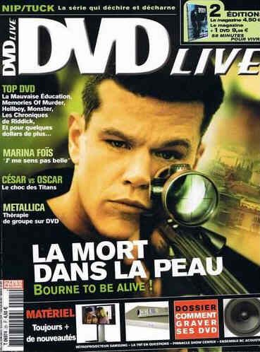 DVD LIVE magazine side cover Issue 25 March 2005