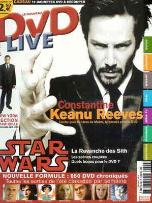 DVD LIVE magazine side cover Issue 29 Summer 2005