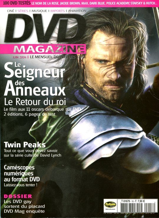 DVD MAGAZINE (Fr) magazine side cover Issue 18 June 2004