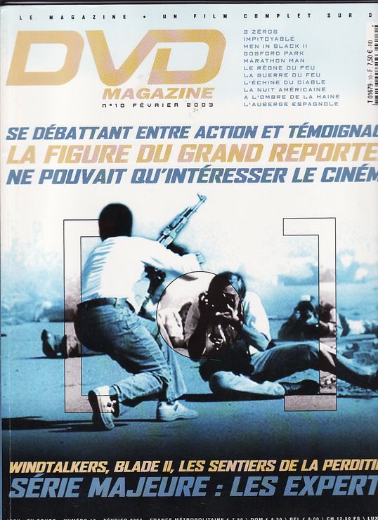 DVD MAGAZINE (Fr) magazine side cover Issue 10 February 2003