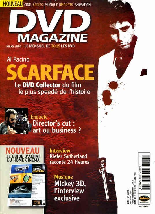 DVD MAGAZINE (Fr) magazine side cover Issue 15 March 2004