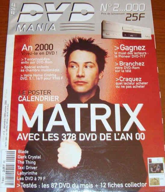 DVD MANIA magazine side cover Issue 2 December 1999